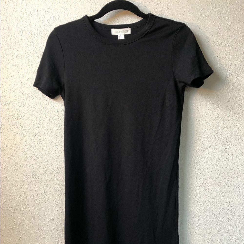 Forever 21 Black Midi Dress